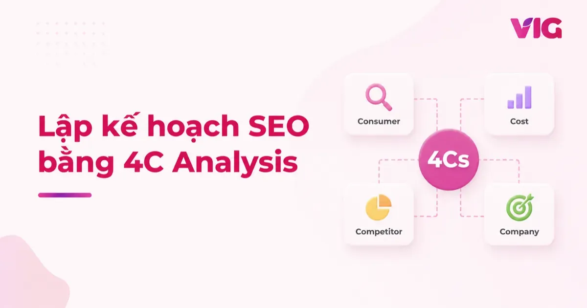 Lập kế hoạch SEO bằng 4C Analysis hiệu quả và khách quan
